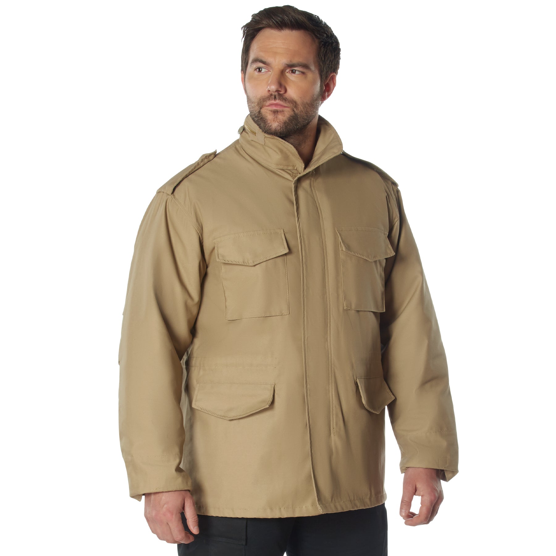 Poly/Cotton M-65 Field Jackets Khaki