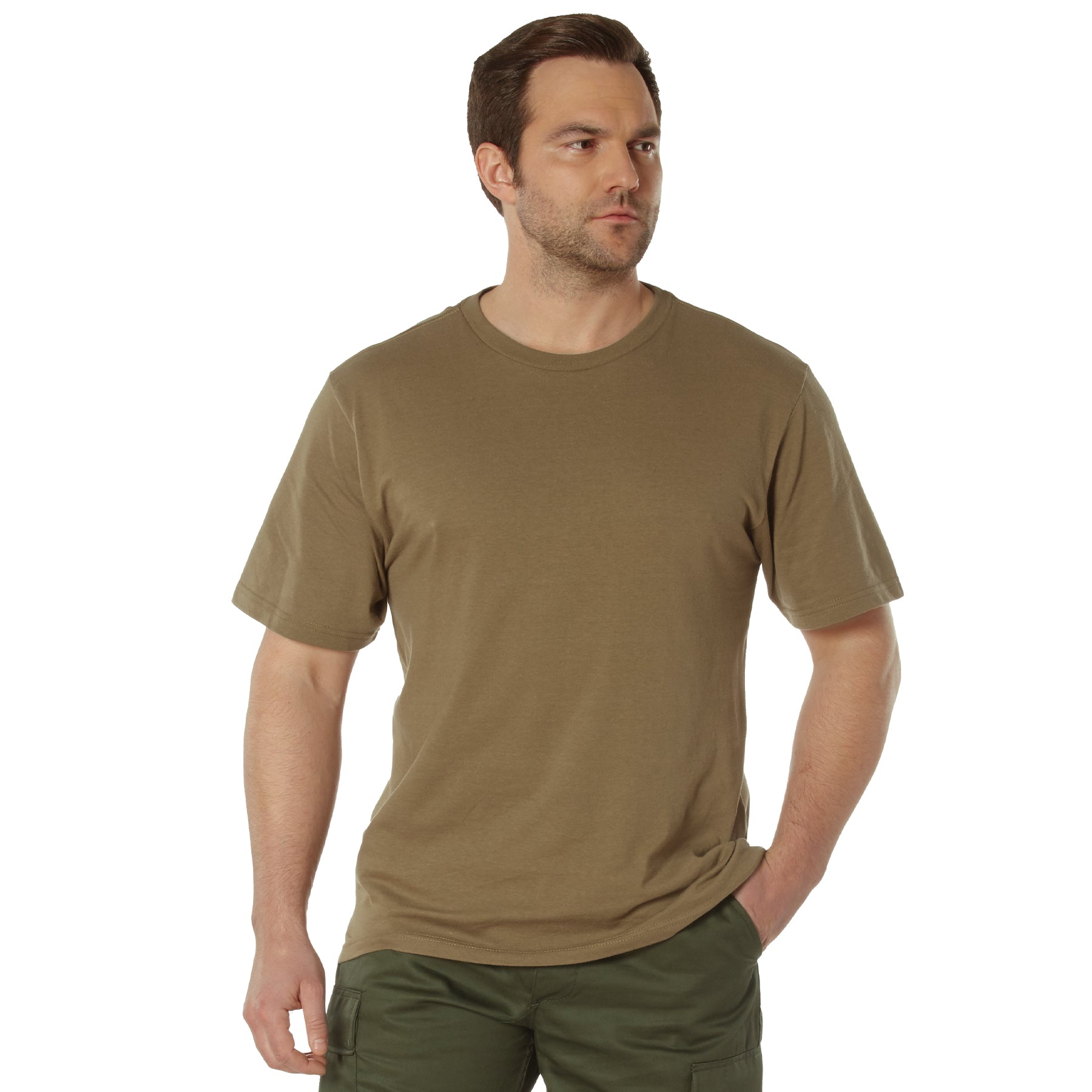 [AR 670-1] Poly/Cotton Comfort Fit T-Shirts Coyote Brown AR 670-1