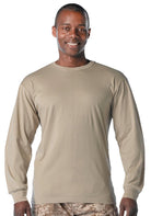 [AR 670-1] Poly Moisture Wicking Long Sleeve Shirts Desert Sand