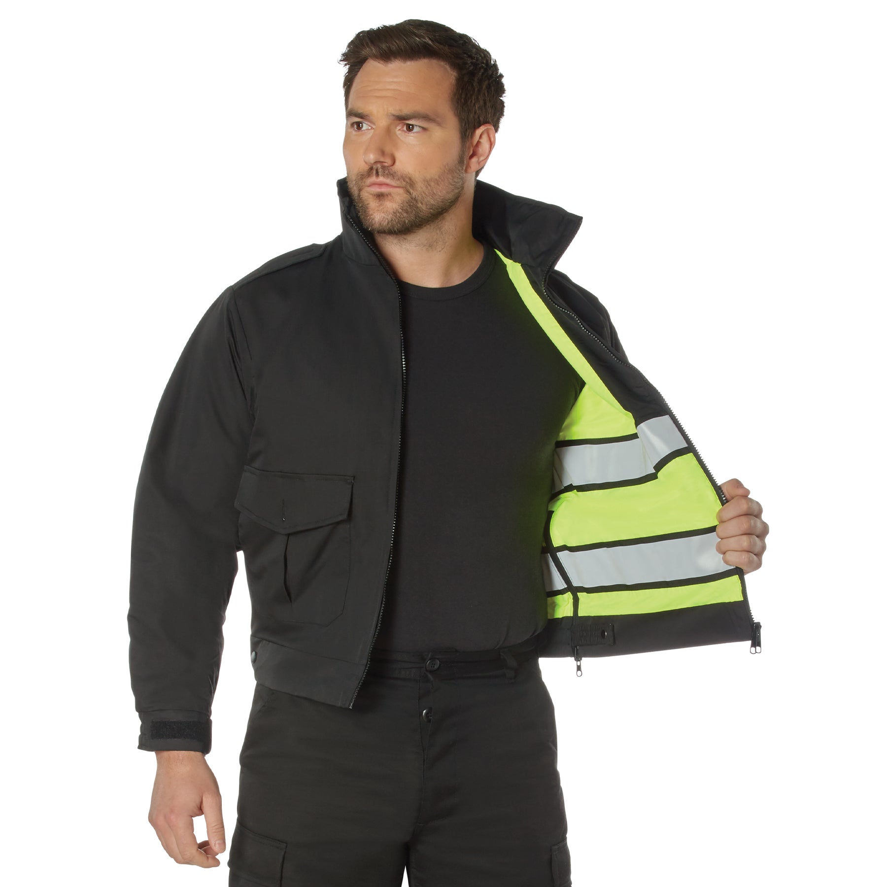 [Public Safety] Nylon Security Reversible HI-Visibility Forced Entry Uniform Jackets