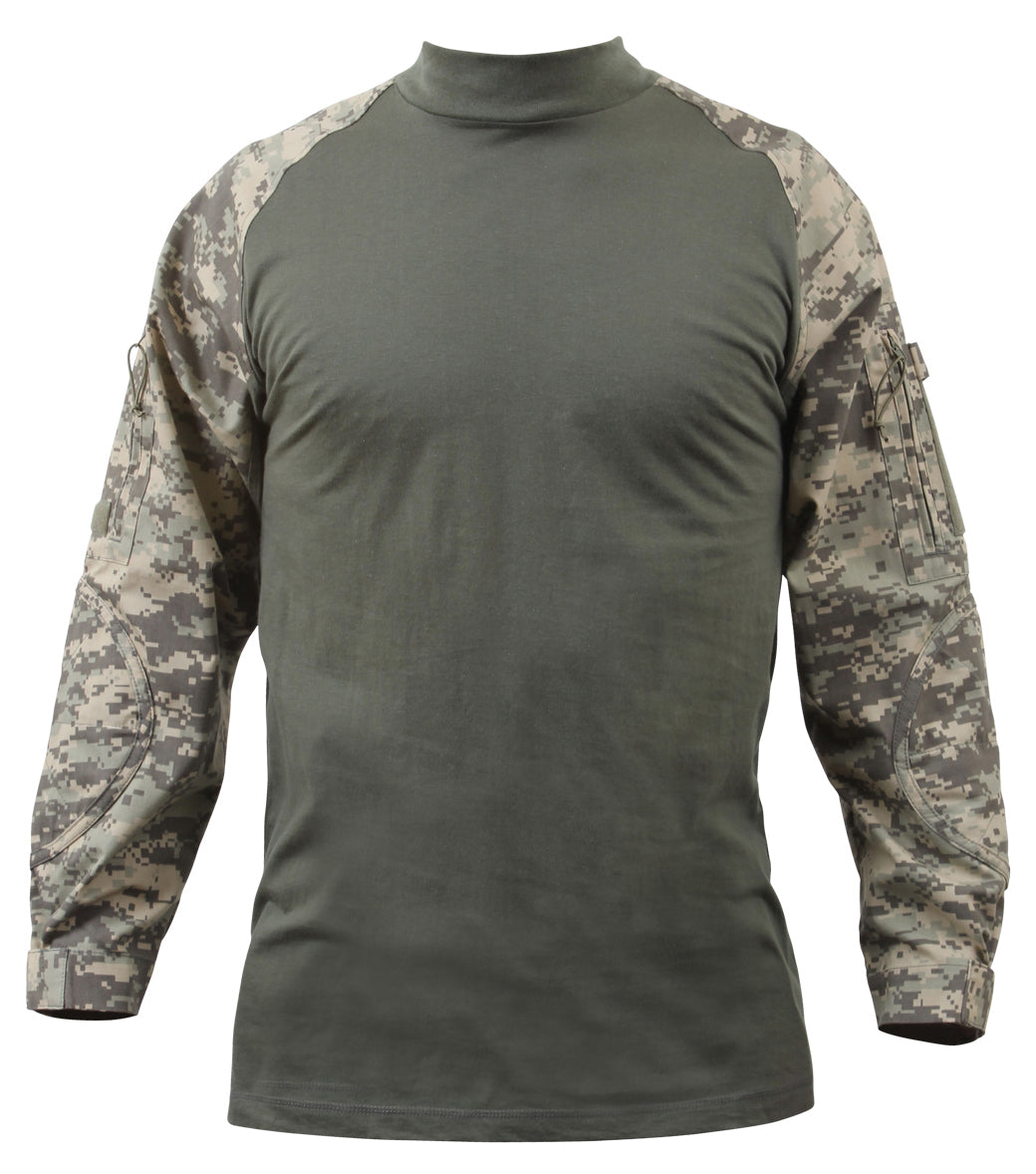 [Military][Fire Retardant] Digital Camo Acrylic/Cotton/Nylon/Cotton Combat Shirts ACU Digital Camo