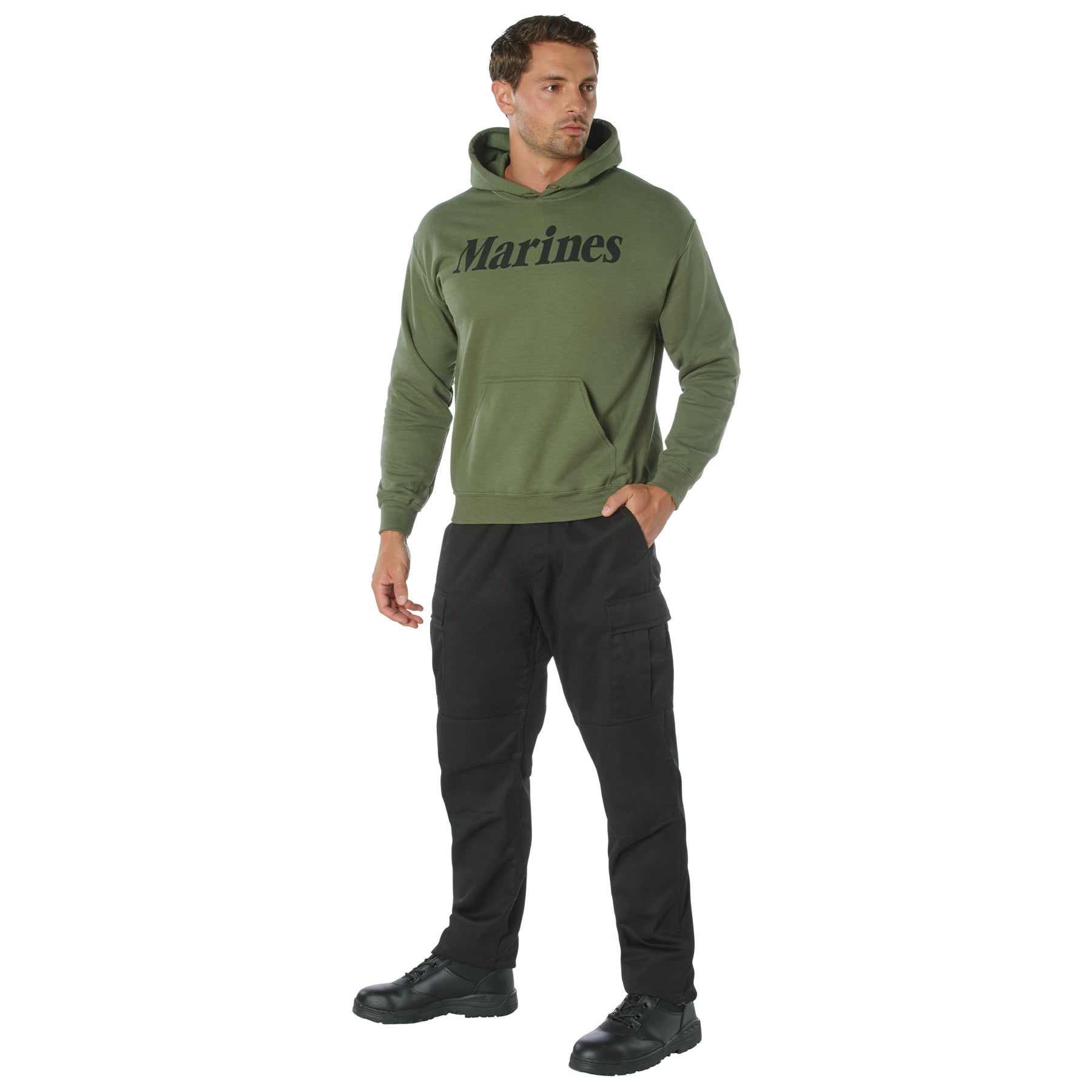 [Military] Poly/Cotton Marines Physical Training Hooded Sweatshirts