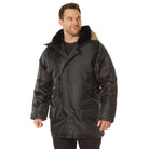 Nylon N-3B Snorkel Parkas Black