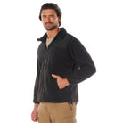 Poly Trailsman Sherpa Fleece Jackets Black