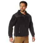 Poly Spec Ops Tactical Fleece Jackets Black