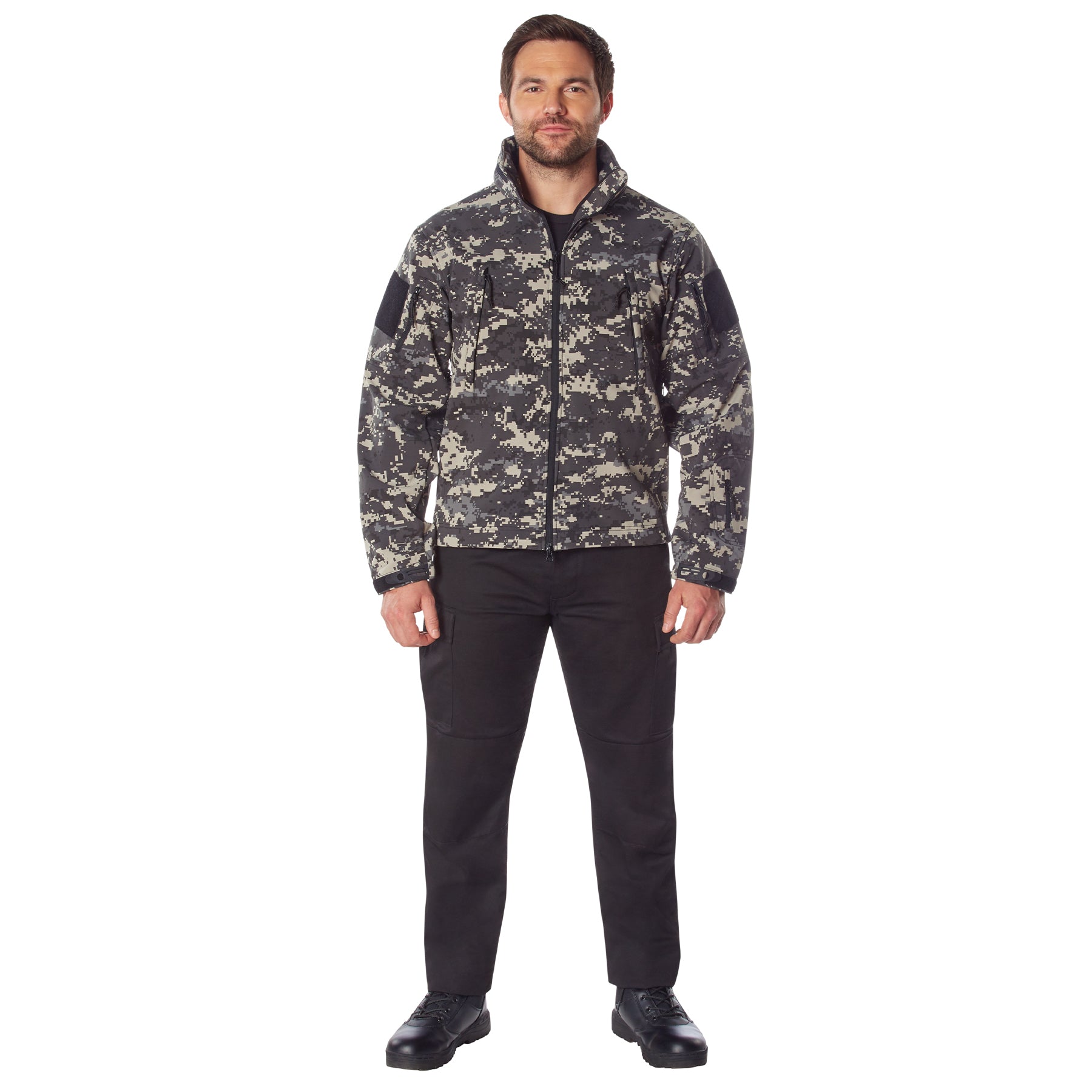 Poly Digital Camo Spec Ops Tactical Soft Shell Jackets