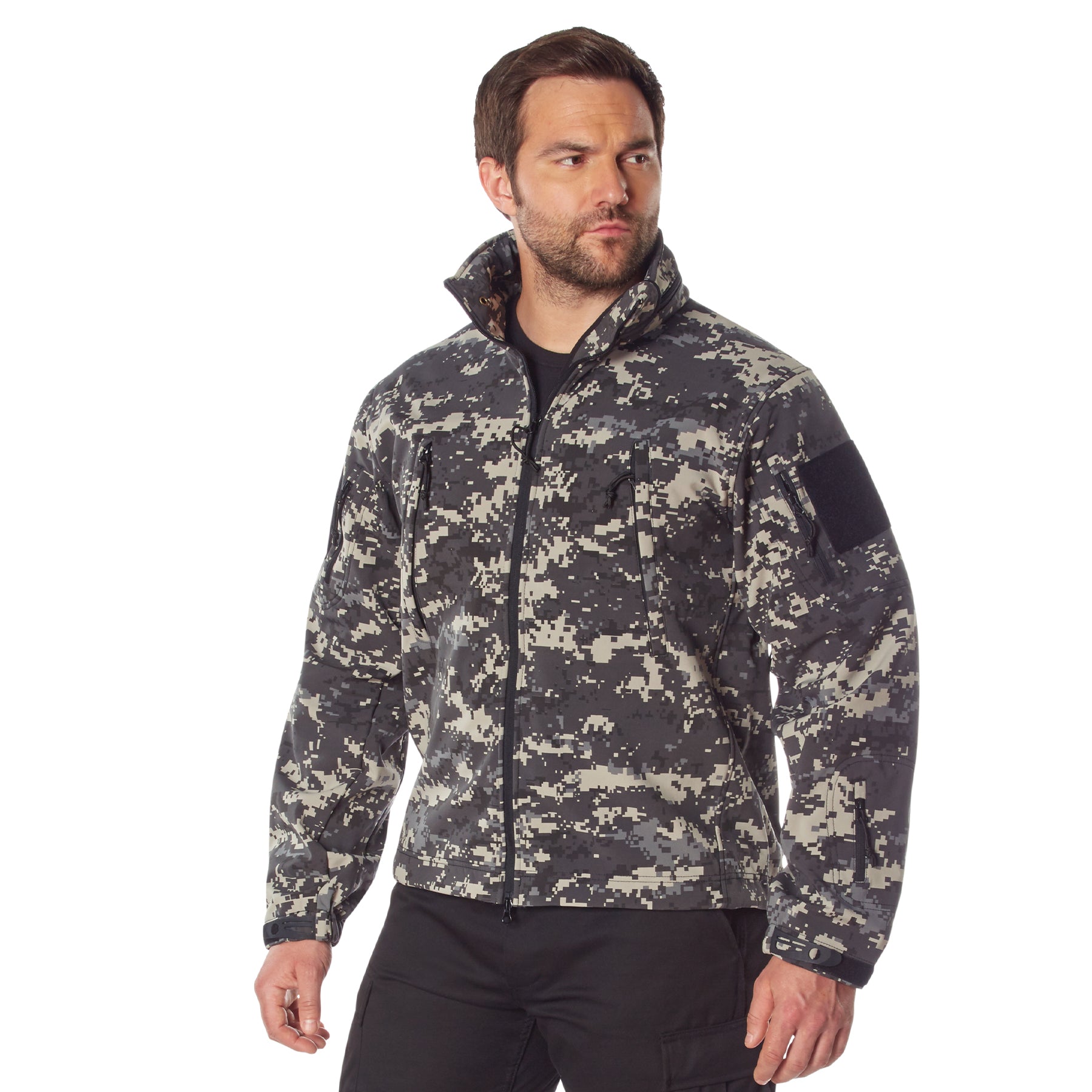 Poly Digital Camo Spec Ops Tactical Soft Shell Jackets