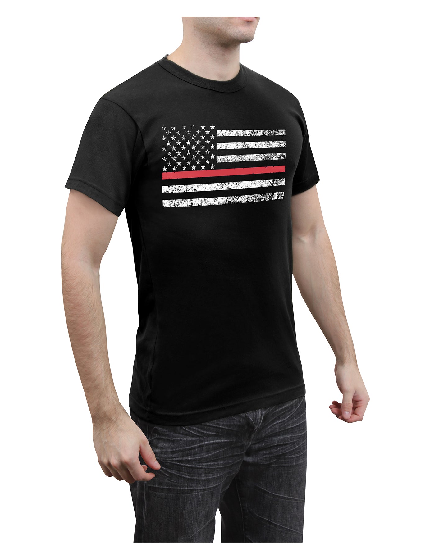 [Public Safety] Poly/Cotton Thin Red Line T-Shirts