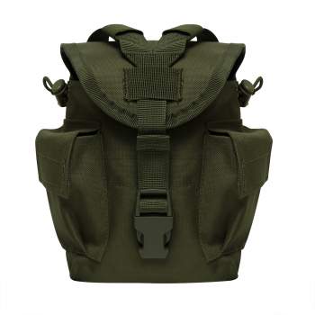 Army OD Green MOLLE II Canteen & Utility Pouch