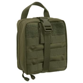 Army OD Green Tactical Breakaway First Aid Kit Pouch