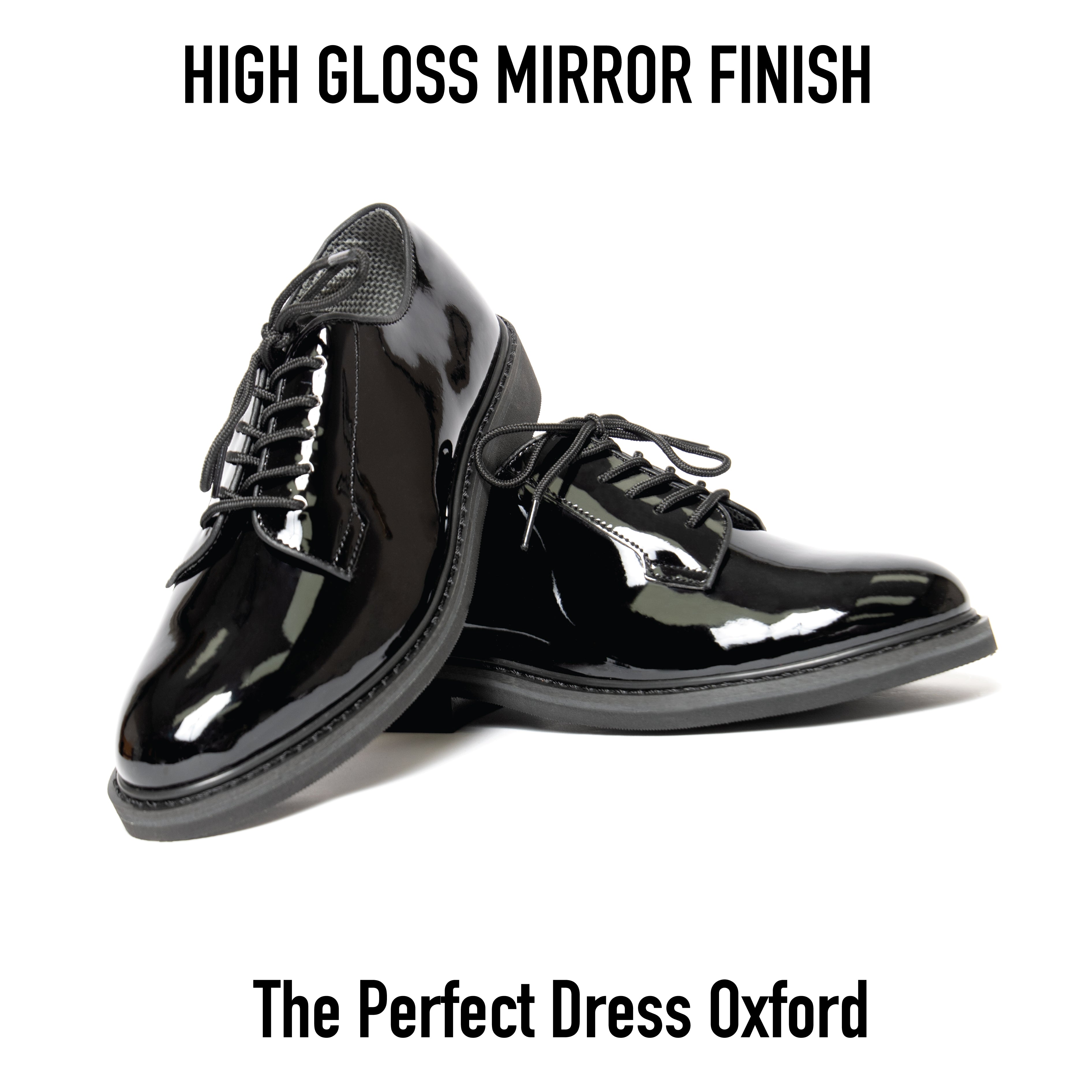 Uniform Hi-Gloss Oxford Dress Shoes