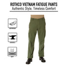 [Vintage Vietnam Era] Cotton Rip-Stop Cargo Fatigue BDU Pants