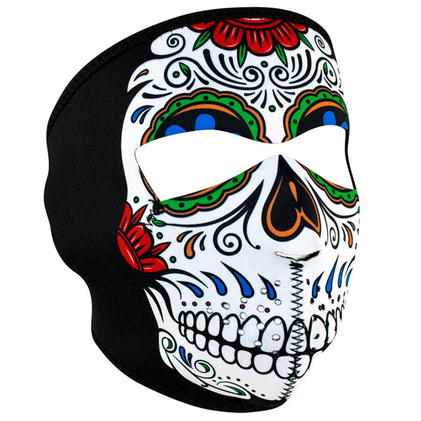 Neoprene Full Face - Muerte Skull Mask (WNFM413)