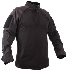 Rothco Black 1/4 Zip Combat Shirt (COMBATZ) Iceberg Army Navy