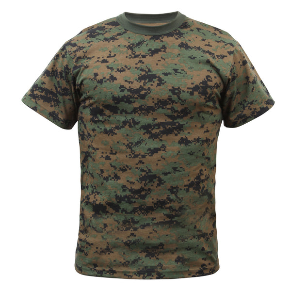 Rothco Camouflage T-Shirt Woodland Digital Camo (6494)
