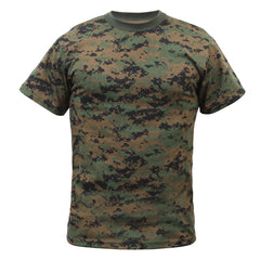 Rothco Camouflage T-Shirt Woodland Digital Camo (6494) Iceberg Army Navy