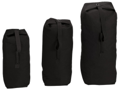 Rothco Canvas GI Duffle Bag Black (Multi) Iceberg Army Navy