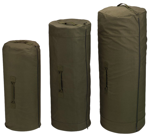 Rothco Canvas Zip Duffle Bag Olive Drab (Multi)