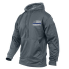 Rothco Concealed Carry Sweatshirt Grey Blue Lines (52075)