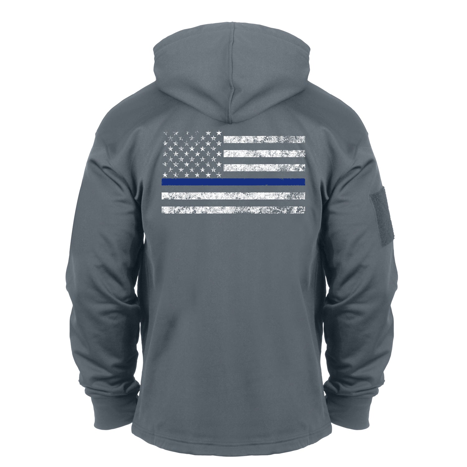 Rothco Concealed Carry Sweatshirt Grey Blue Lines (52075)
