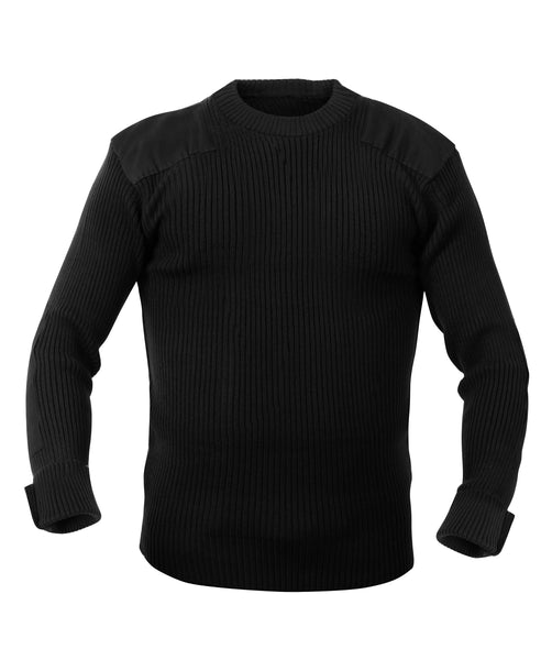 Rothco GI Style Commando Sweater Black (6347) Iceberg Army Navy