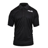 Rothco Moisture Wicking Polo Police T-Shirt Black (3282) Iceberg Army Navy