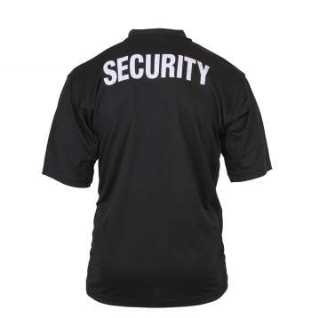 Rothco Moisture Wicking Polo Security T-Shirt Black (3216)