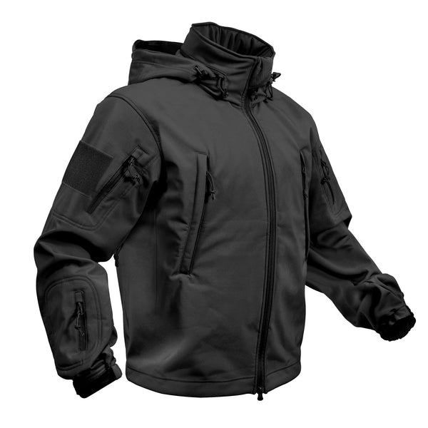 Rothco Spec Ops Soft Shell Jacket Black (TACJAC)