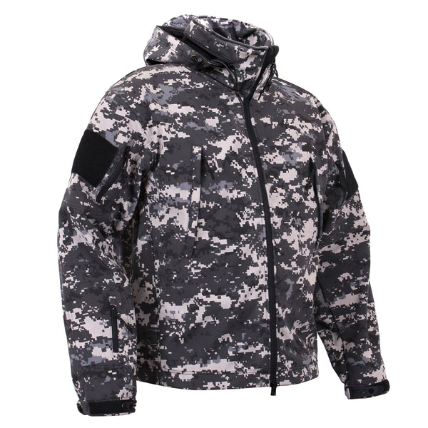 Rothco Spec Ops Soft Shell Jacket Subdued Urban Digital Camo (TACJAC) Iceberg Army Navy