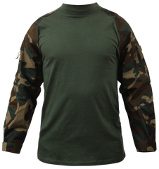 Rothco Woodland Combat Shirt (COMBATSHIRT) Iceberg Army Navy