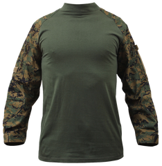Rothco Woodland Digital Combat Shirt (COMBATSHIRT) Iceberg Army Navy