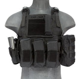 Tactical Assault Plate Carrier Vest Black (TAC2VEST)