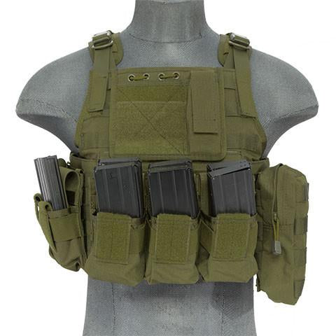 Tactical Assault Plate Carrier Vest Olive Drab (TAC2VEST