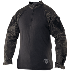TruSpec Black Multicam 1/4 Zip Combat Shirt (2539) Iceberg Army Navy