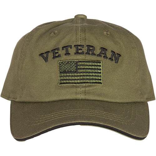 Veteran Embroidered Ball Cap (78-4026)