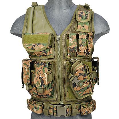 Woodland Digital G2 Cross Draw Tactical Vest (TACVEST1)
