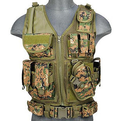 Woodland Digital G2 Cross Draw Tactical Vest (TACVEST1) Iceberg Army Navy