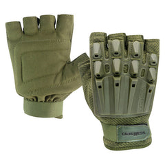 Army OD Green Alpha Half Finger Gloves