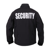 Rothco Spec Ops Soft Shell Jacket Black "Security" (TACJAC) / Spec Ops Jackets - Iceberg Army Navy