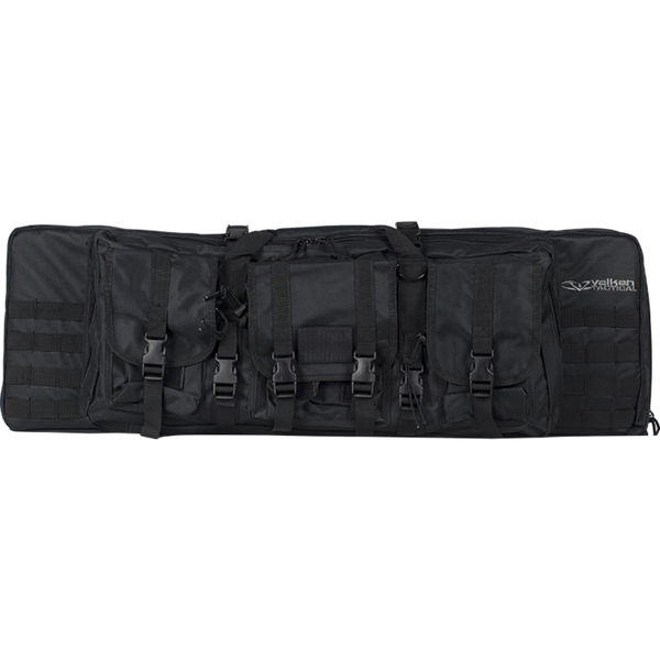 Valken 42" Double Airsoft Case Black (GB42DBV) / Airsoft Rifle Cases - Iceberg Army Navy
